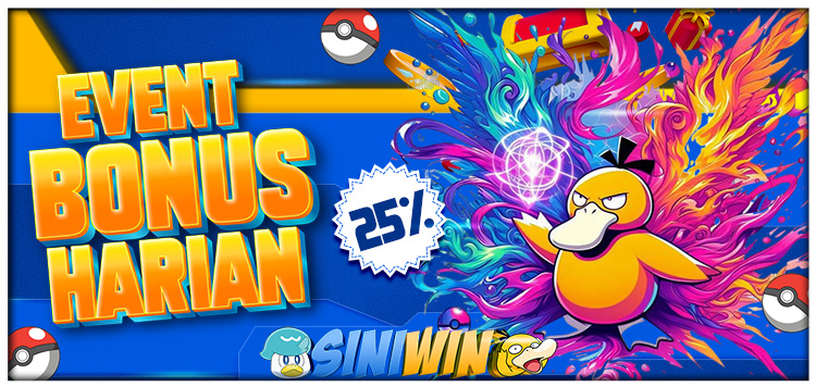 EVENT BONUS HARIAN 25%